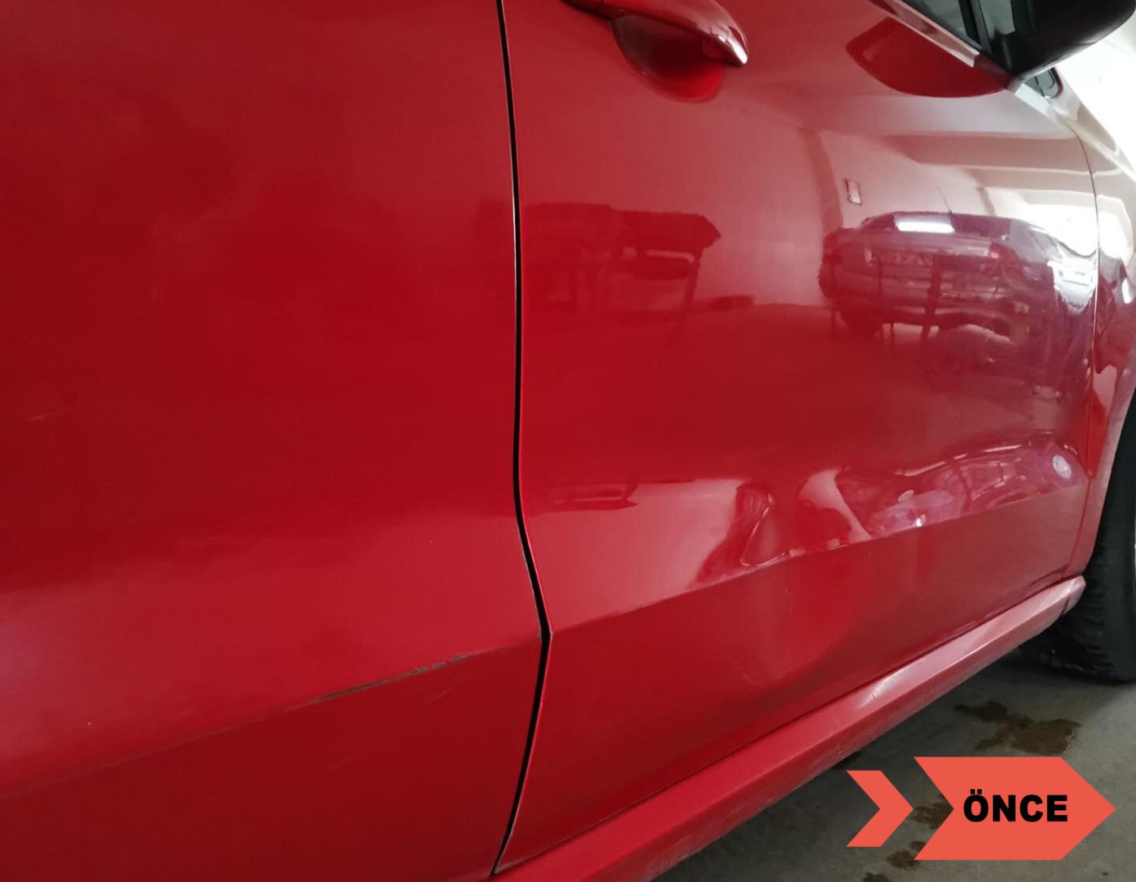 Vw Polo Sağ ve Sol Ön Kapı Boyasız Onarım