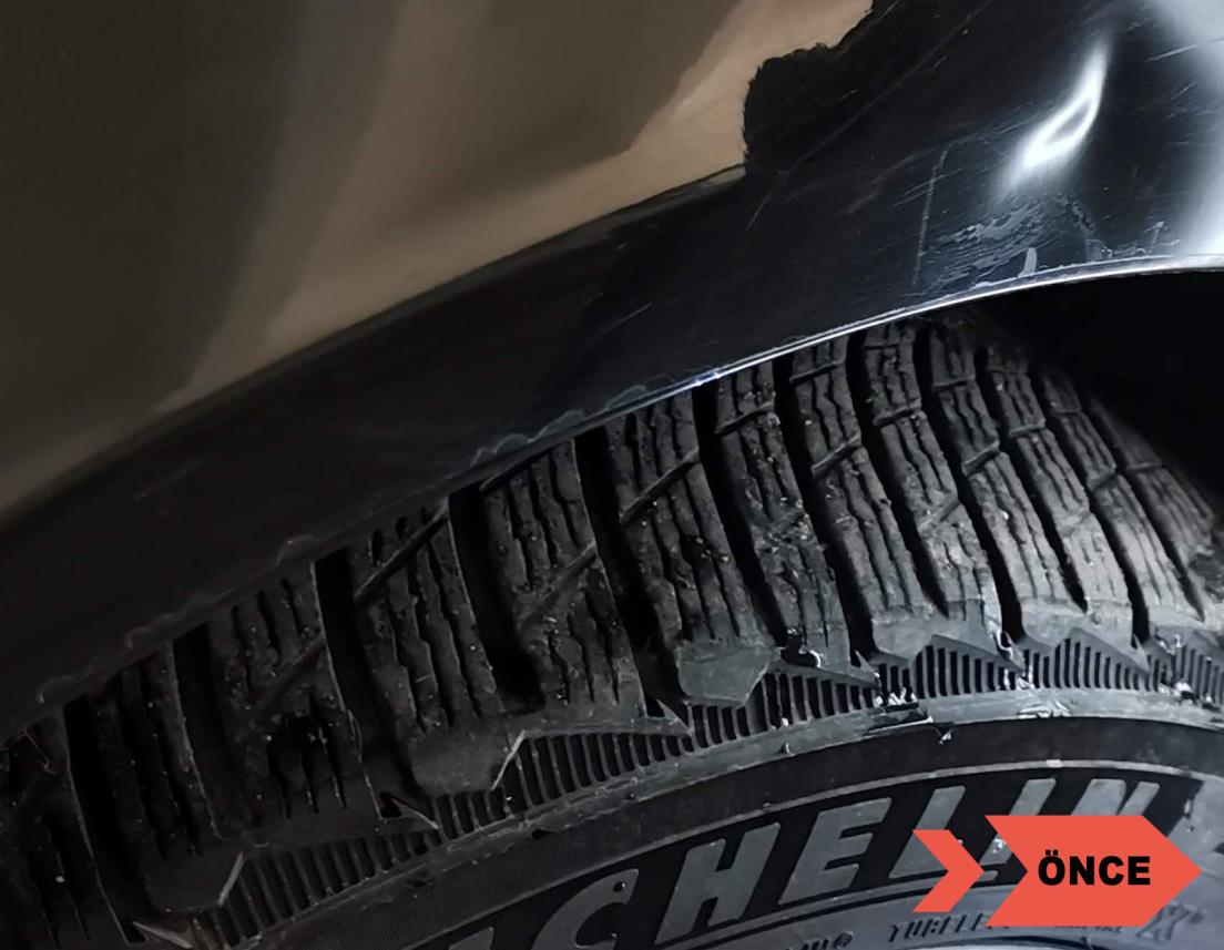 Audi Sağ Ön Çamurluk Boyasız Onarım