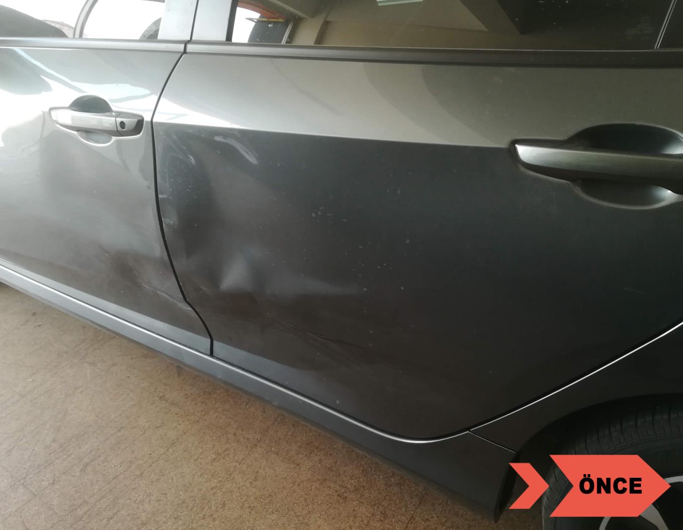 Honda Civic Sol Yan Boyasız Onarım